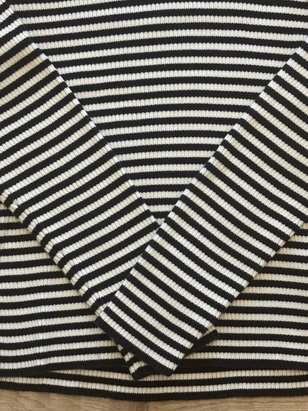 Ralph Lauren Preppy Black & White Striped Chunky Knit Turtleneck Sweater Ribbed - Picture 10 of 10